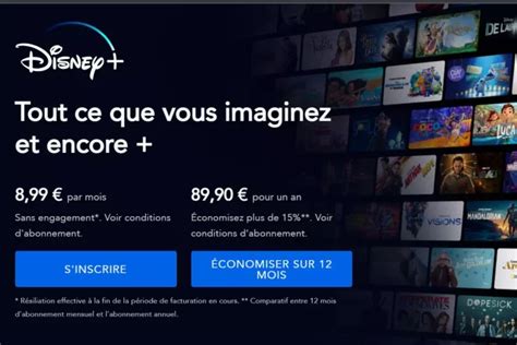 Abonnements Disney Plus