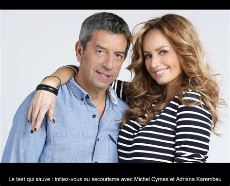 Adriana Karembeu et Michel Cymes