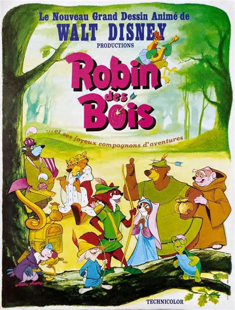 Affiche du film Robin des Bois de Disney
