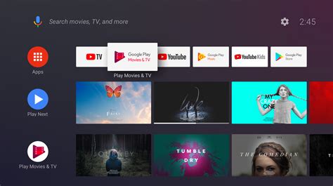 Android TV Home Screen