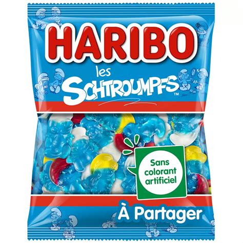 Bonbons gélifiés Haribo Schtroumpfs