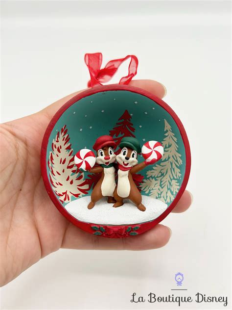 Boule de Noël Tic et Tac Disney