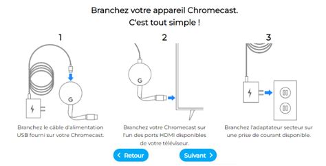 Brancher Chromecast