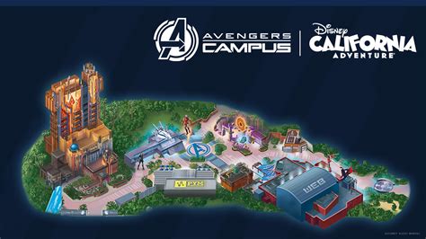 Carte Avengers Campus Paris