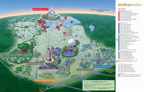 Carte de Disney World Orlando