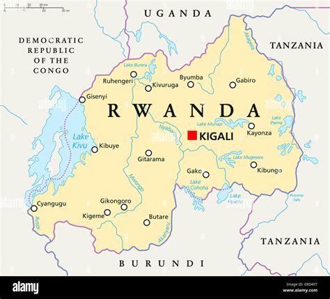 Carte du Rwanda