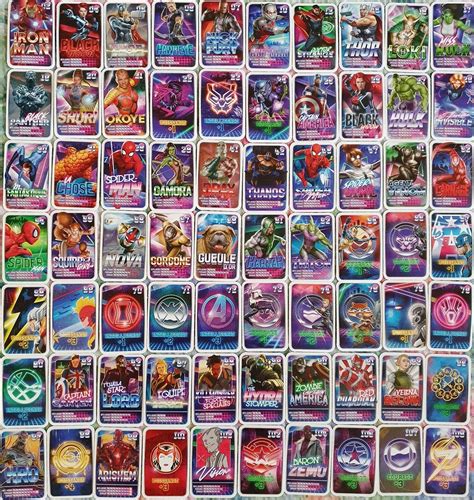 Cartes Marvel Leclerc