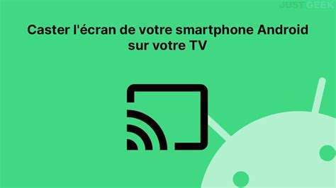 Caster un onglet Chrome sur une TV