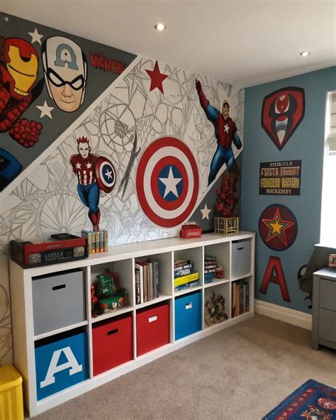 Chambre enfant thème Marvel