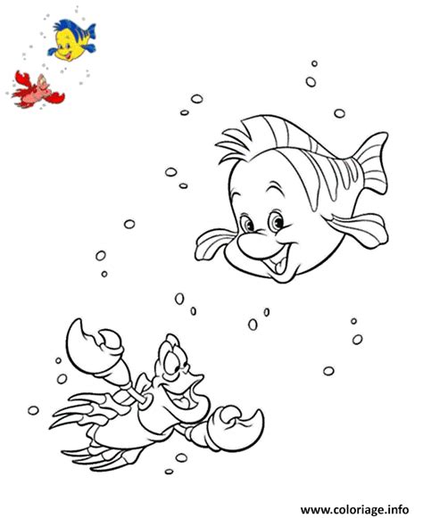 Coloriage Ariel et Polochon