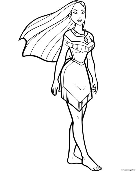 Coloriage Pocahontas