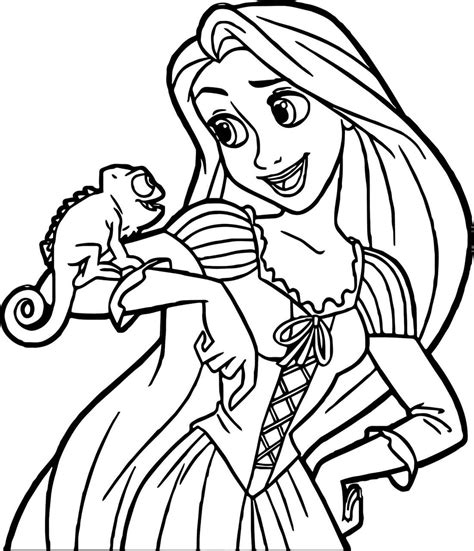 Coloriage Raiponce