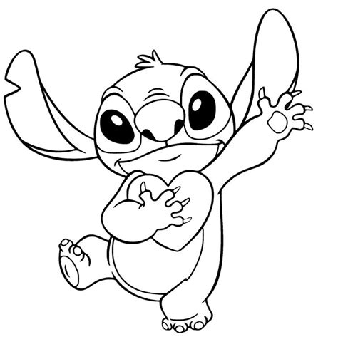 Coloriage Stitch