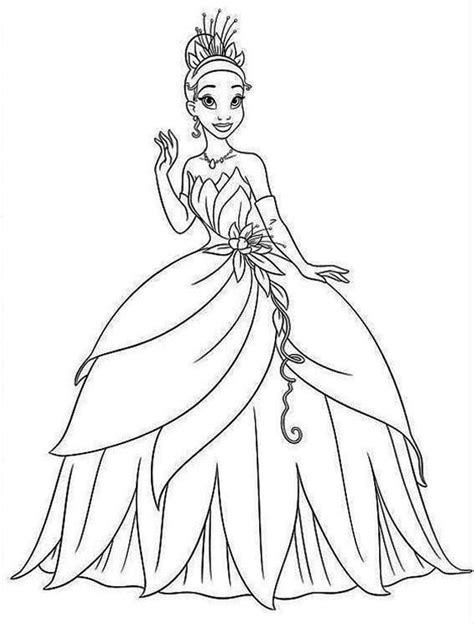 Coloriage Tiana