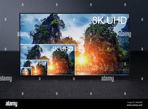 Comparaison visuelle entre HD et UHD