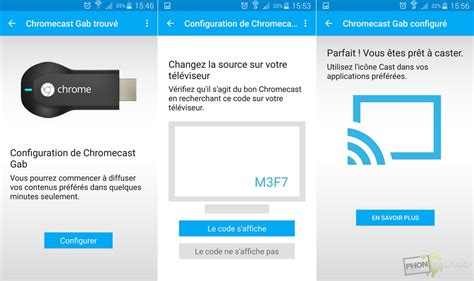 Configuration Chromecast