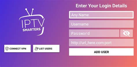 Configurer le VPN sur IPTV SMARTERS