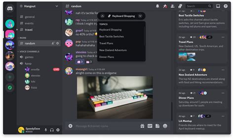 Conversation vidéo sur Discord