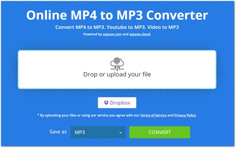 Convertisseur MP4 en MP3
