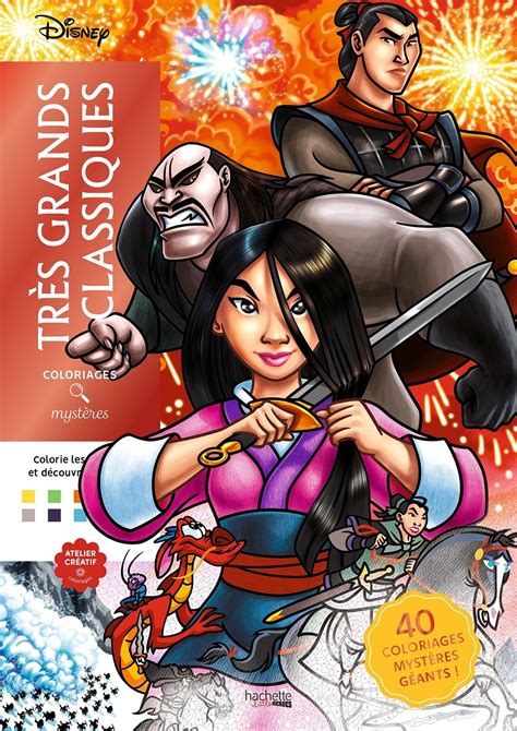 Couverture Coloriages Mystères Disney