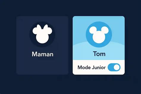 Création d'un profil enfant sur Disney+