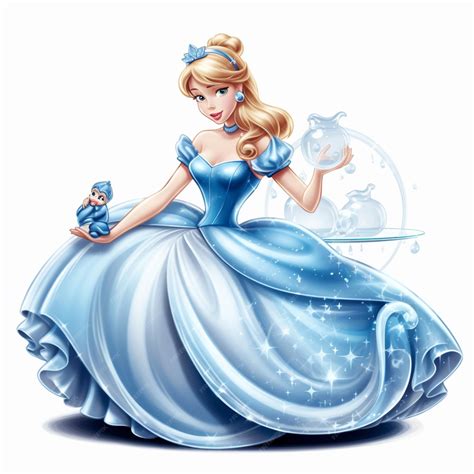 Dessin d'une princesse Disney chibi