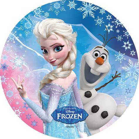 Disque azyme La Reine des Neiges