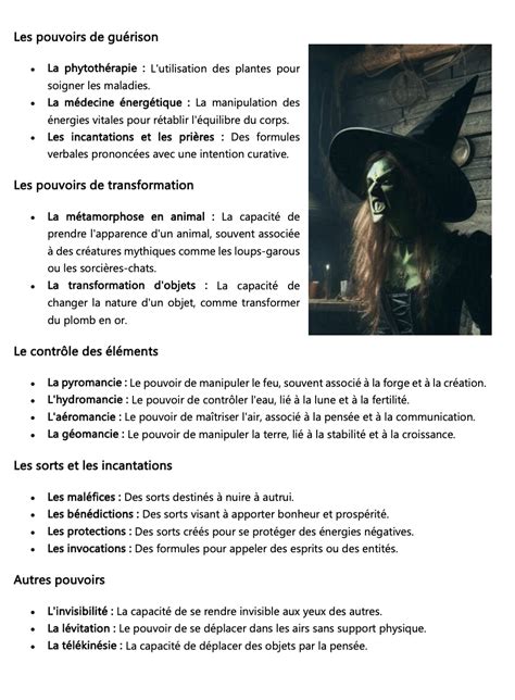 Examen d'une sorcière