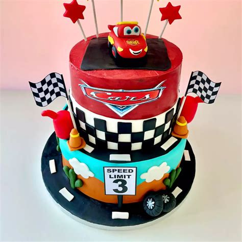 Gâteau Flash McQueen