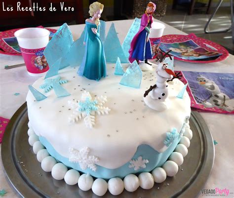 Gâteau Reine des Neiges