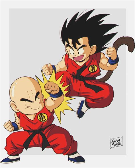 Goku vs Krilin