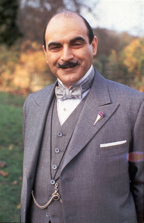 Hercule Poirot incarné par David Suchet