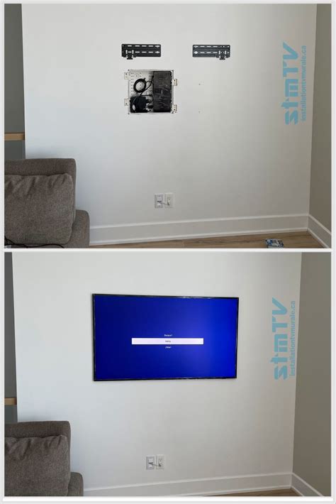 Installation TV murale