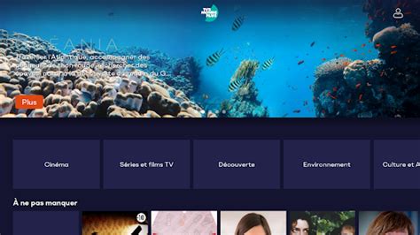 Interface TV5MONDE Plus