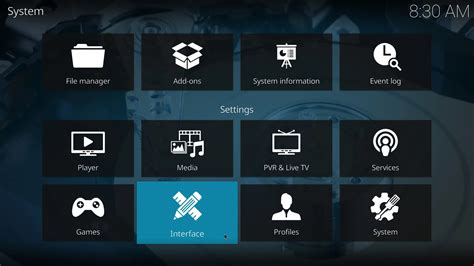 Kodi Interface