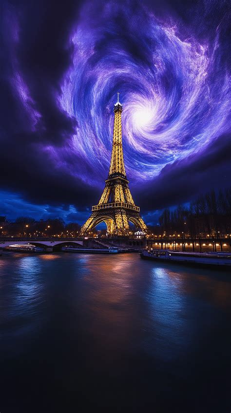 La Tour Eiffel en fond d'écran