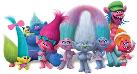 Les personnages principaux de Trolls 3