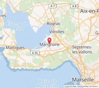 Map of TNT Marignane