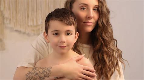Marine et son fils Ayden