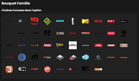 Netflix et Bouquet Famille