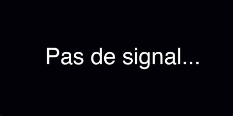 Pas de signal TNT