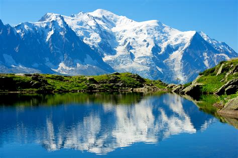 Paysage typique du Mont Blanc