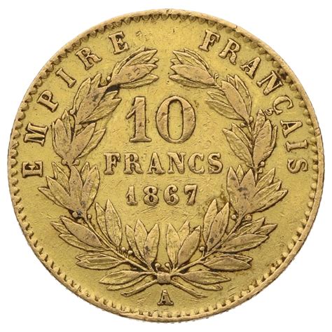 Pièce Napoléon III 10 Francs Or