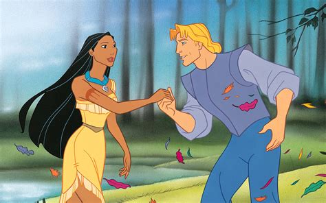 Pocahontas et John Smith