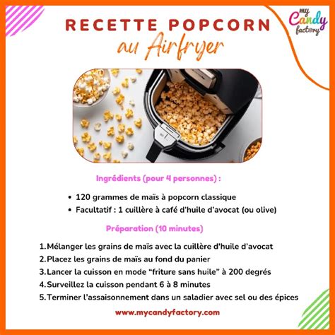 Préparation du pop corn