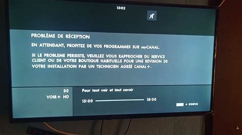 Problème de réception TV