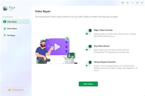 Réparation vidéo avec EaseUS Fixo