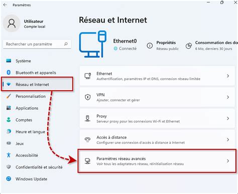 Sélectionnez votre réseau