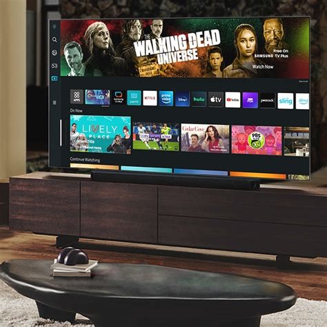 Smart TV Samsung avec applications pré-téléchargées