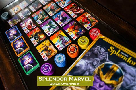Splendor Marvel Cartes